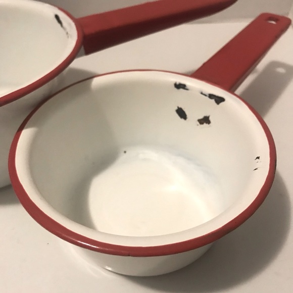 3 Vintage Enamelware Pans - Picture 4 of 15